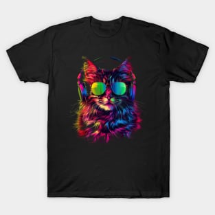 Cat DJ Hype T-Shirt